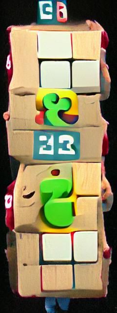 AI Generated Image of Numberblock 24