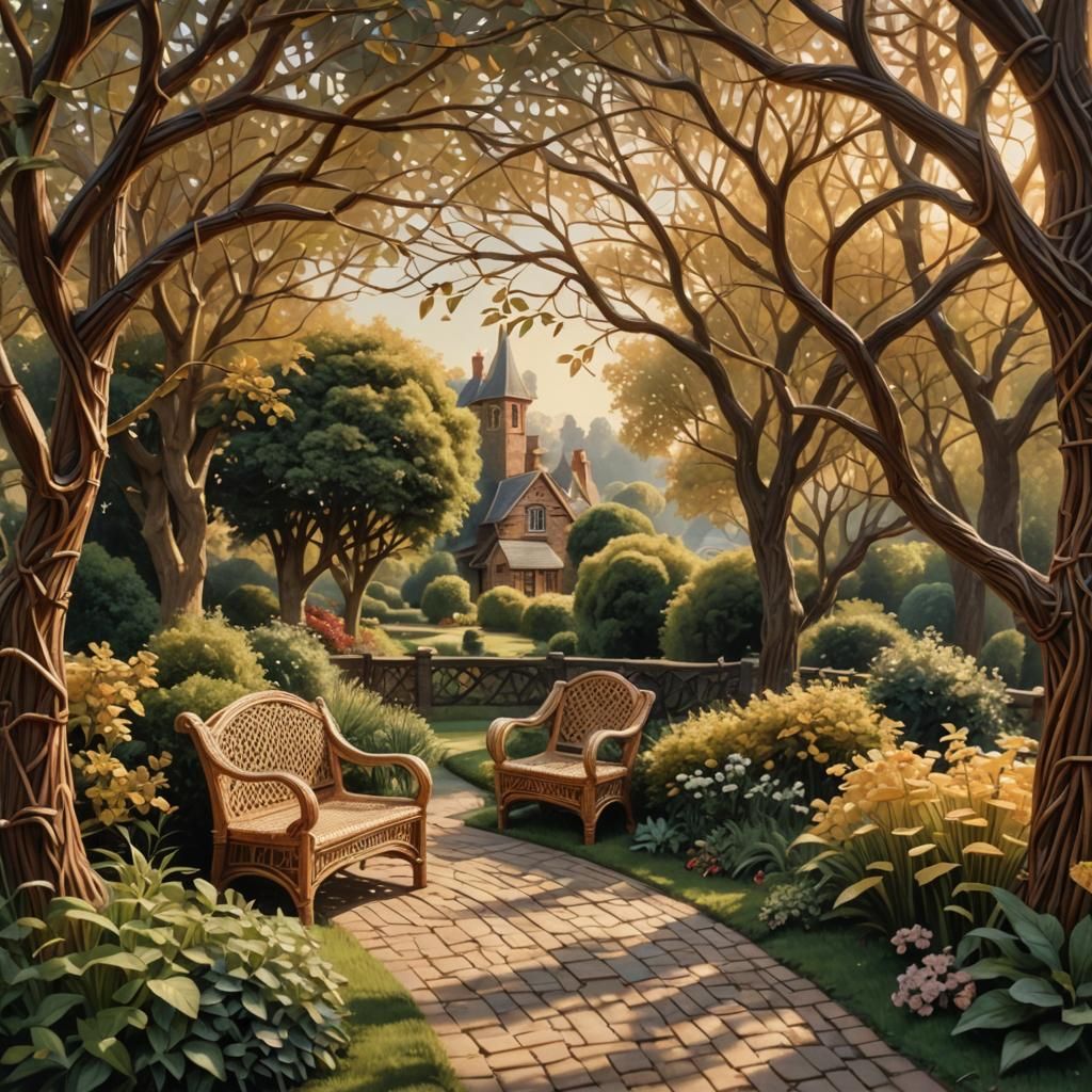 Wicker Art Scene: Victorian Landscape in Arts and Crafts Sty...