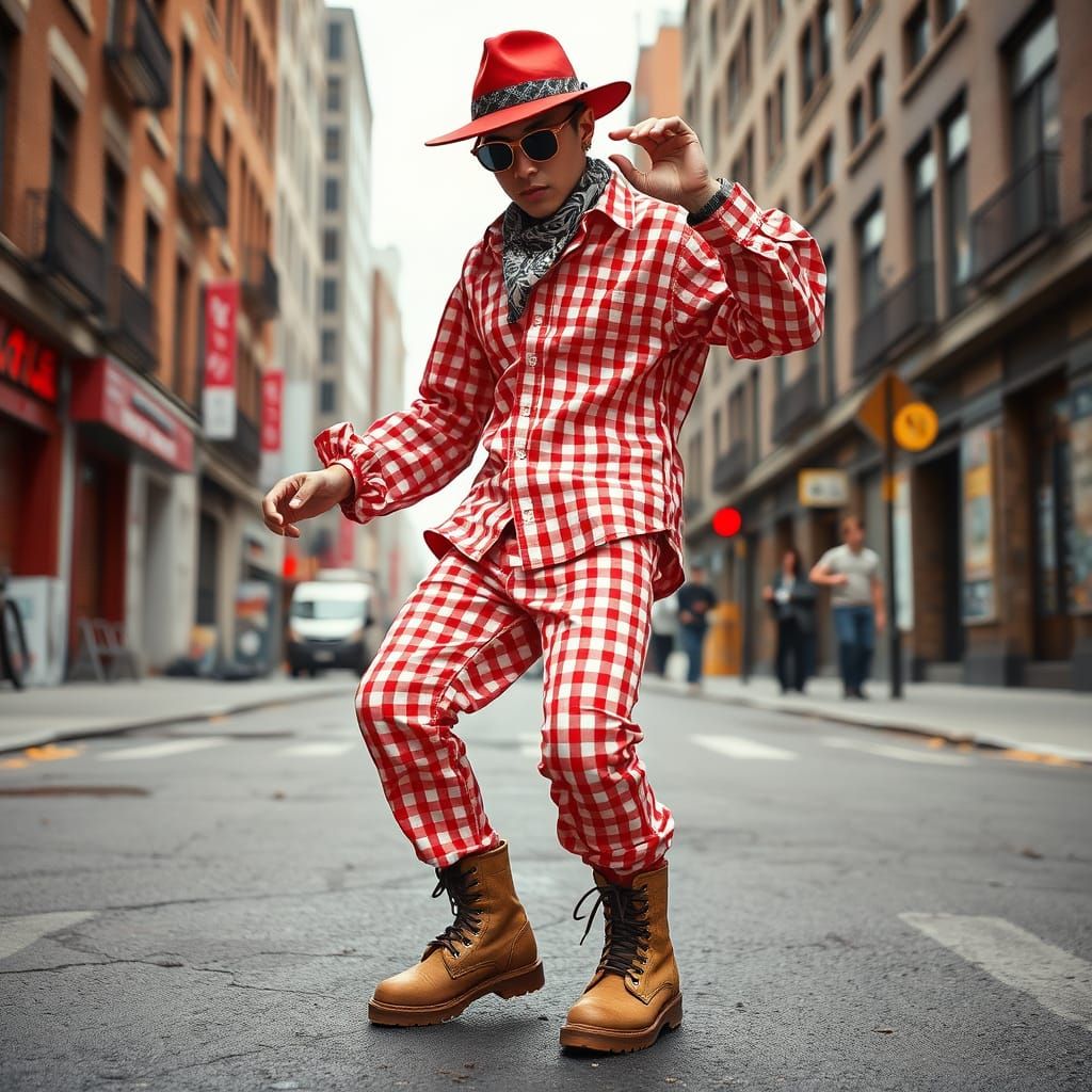 Gangster Gangnam Style Gingham Fashion Icon