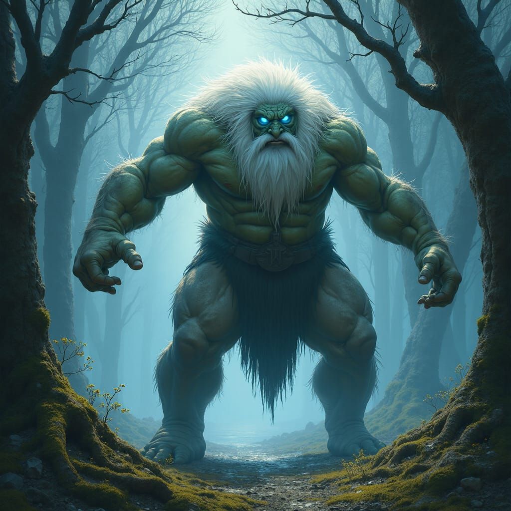 Chuhaíster: Ukrainian Forest Guardian in Mystical Fantasy A...