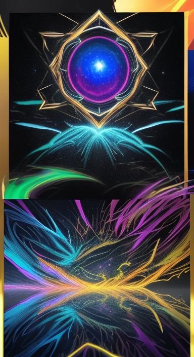 Exploding Star Pressure Wave in Psychedelic 3D