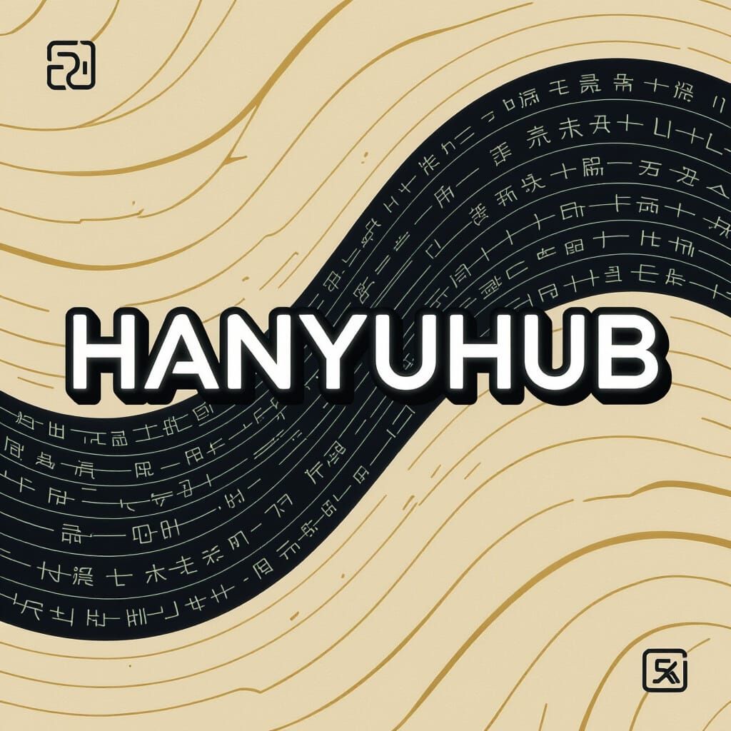 Futuristic Luxury HanyuHub Icon Cyberpunk Style