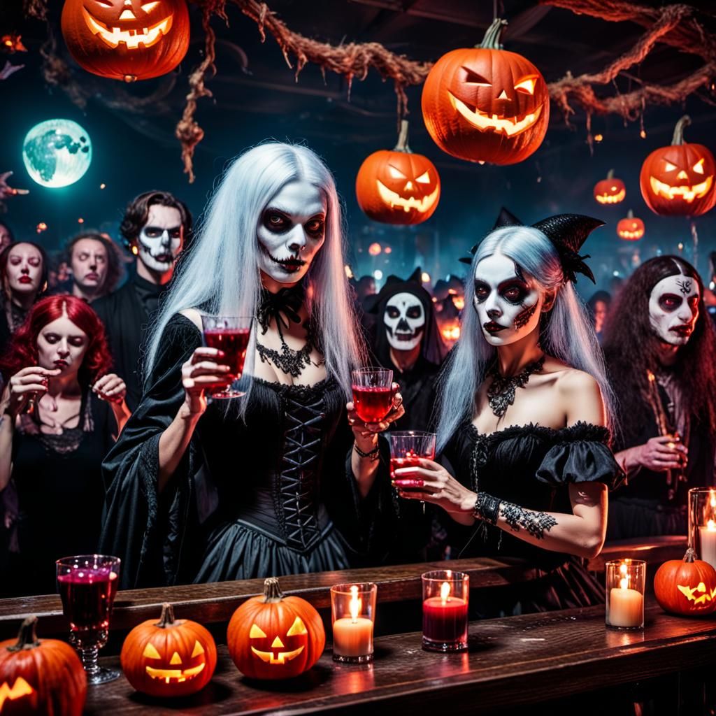 Gothic Surrealism: Halloween Party at the Bar