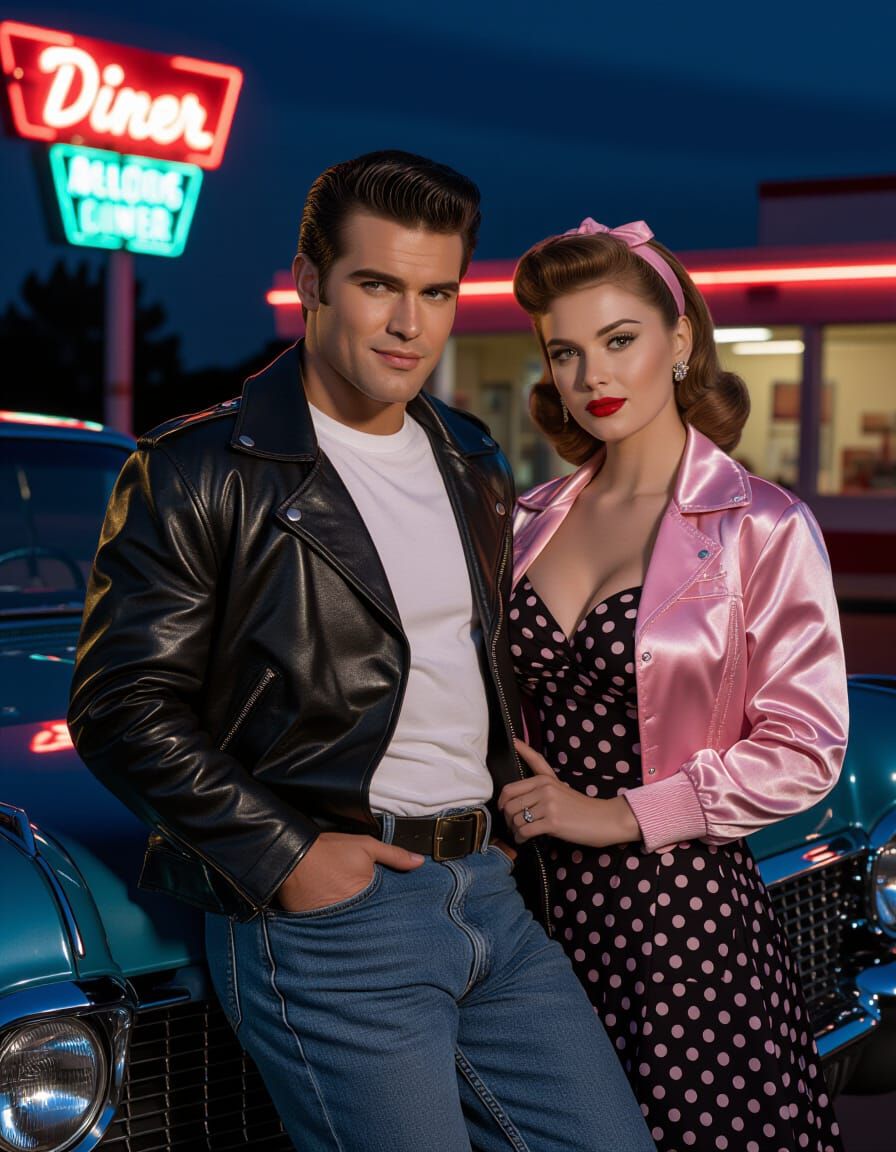 A charismatic greaser and his babe 4