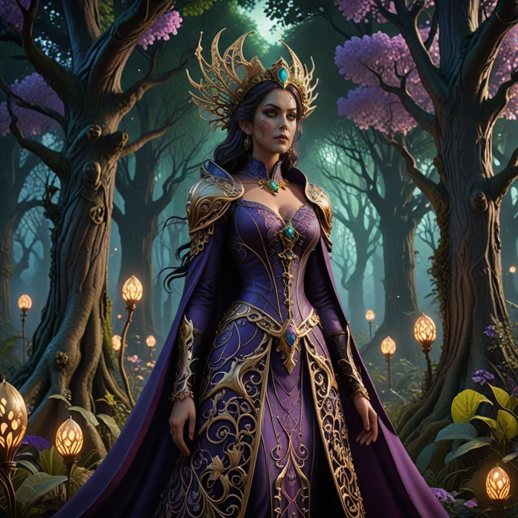 Fantastical Fantasy Realm in Vivid Color