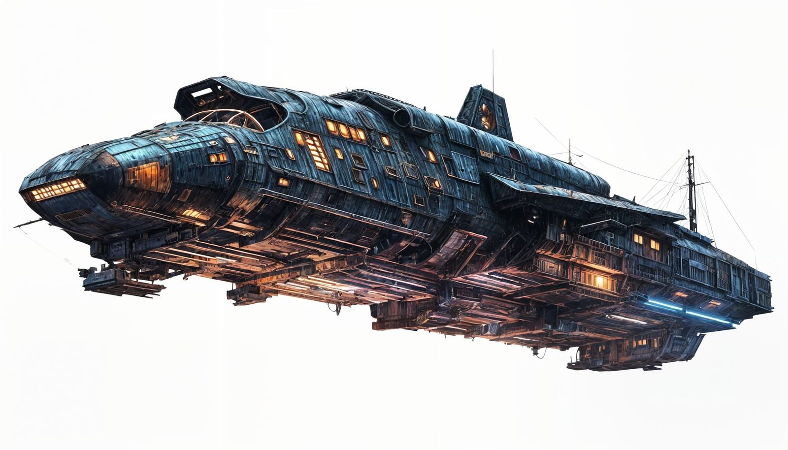 Old Battered Spaceship: A Beloved Vessel