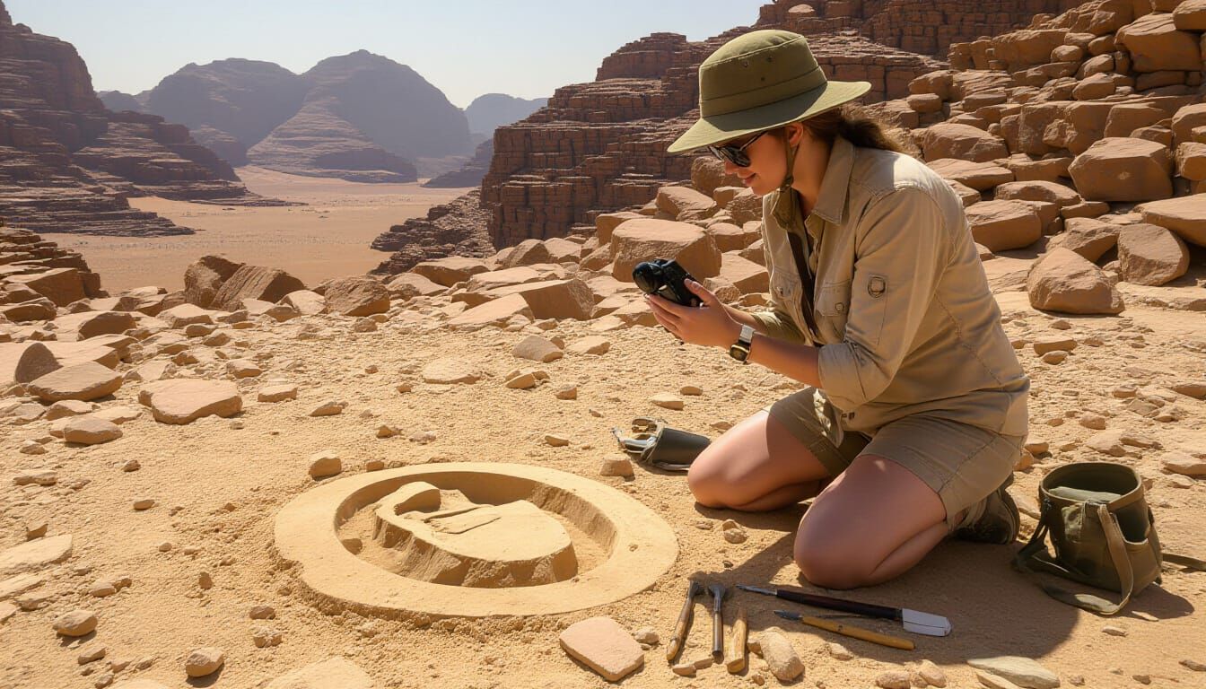 Archaeologist Discovers Strange Artifact in Ancient Desert S...
