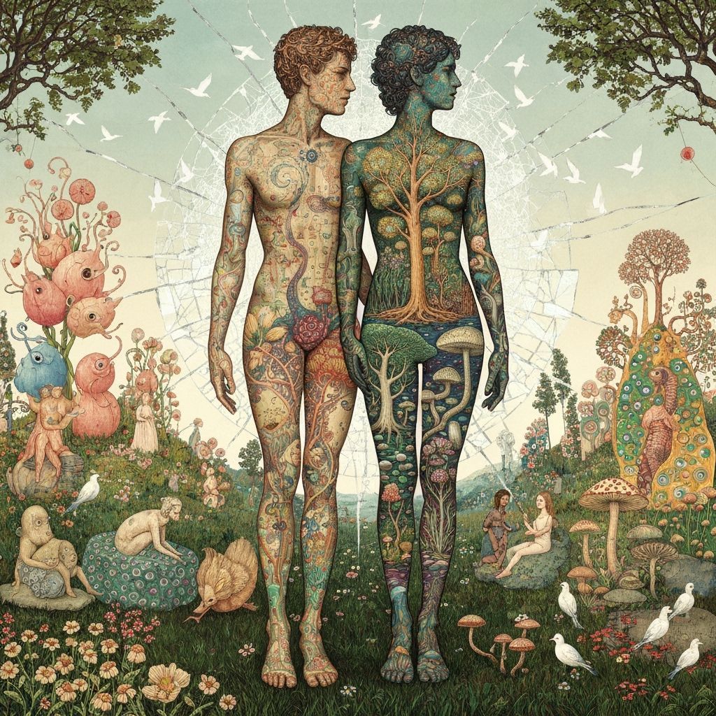 Surreal Garden Party: Fantasy Art Inspired by Ernst Haeckel