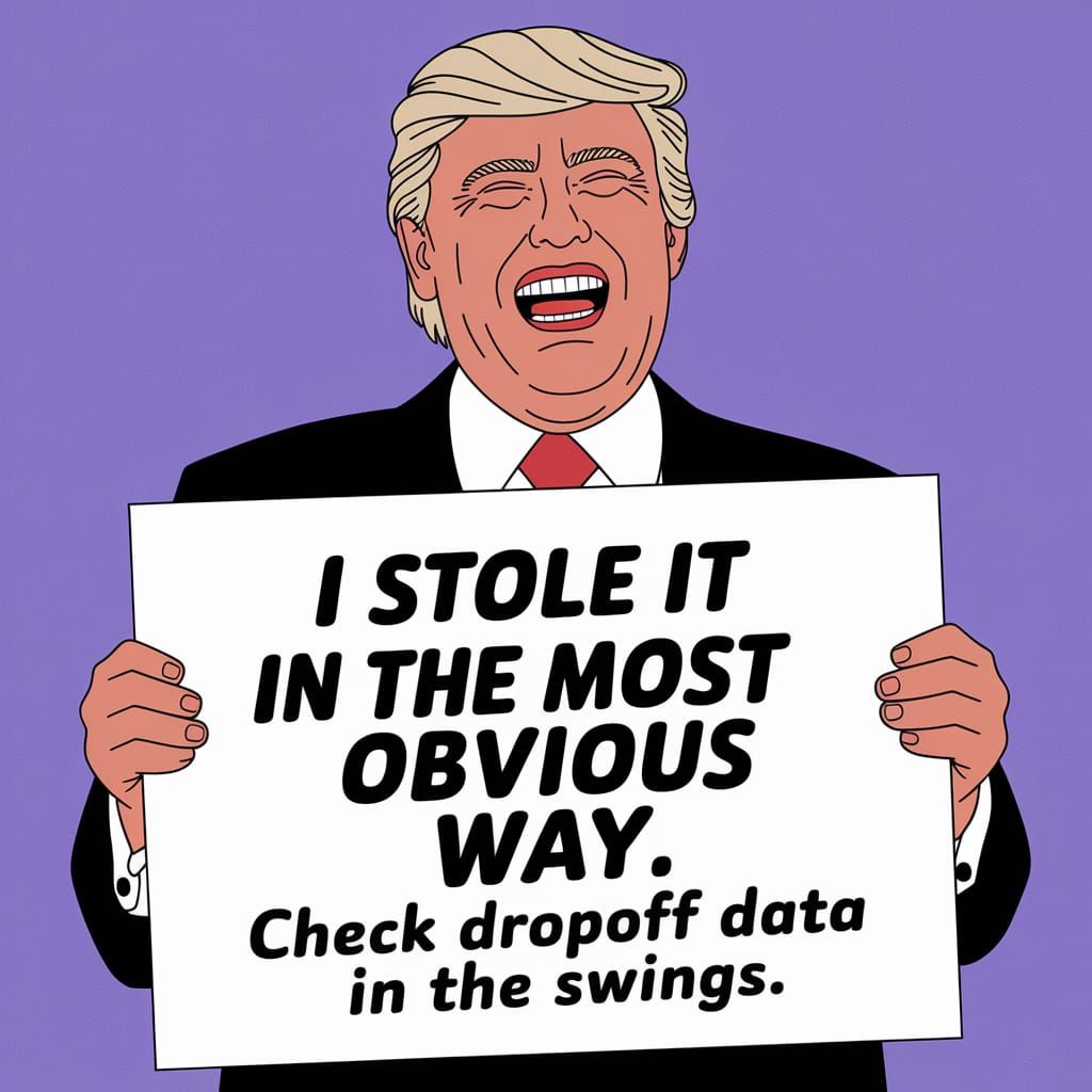 President Trump Smirks at Election Controversy in Scandalous...