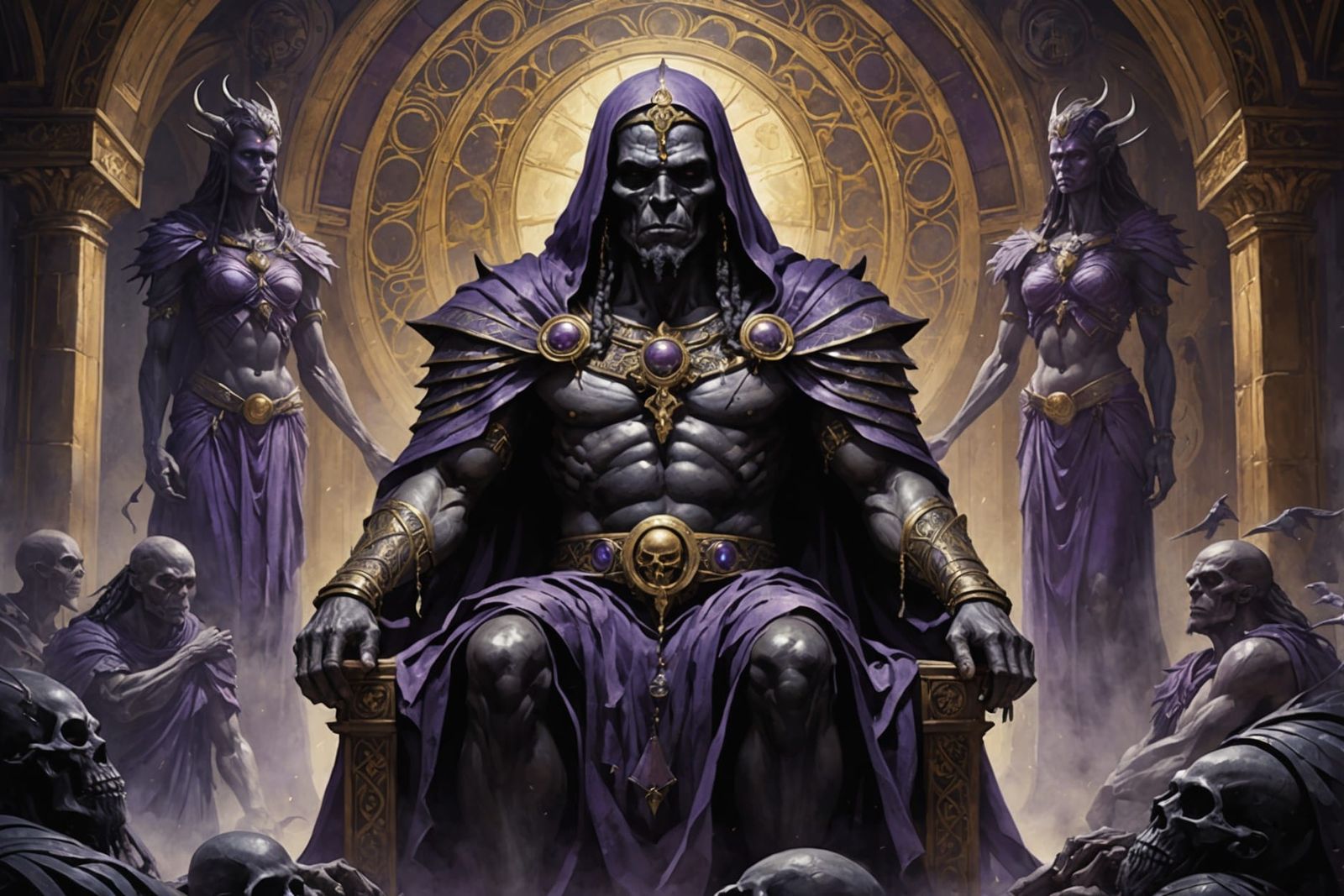 Owuo Deity in High Renaissance Style