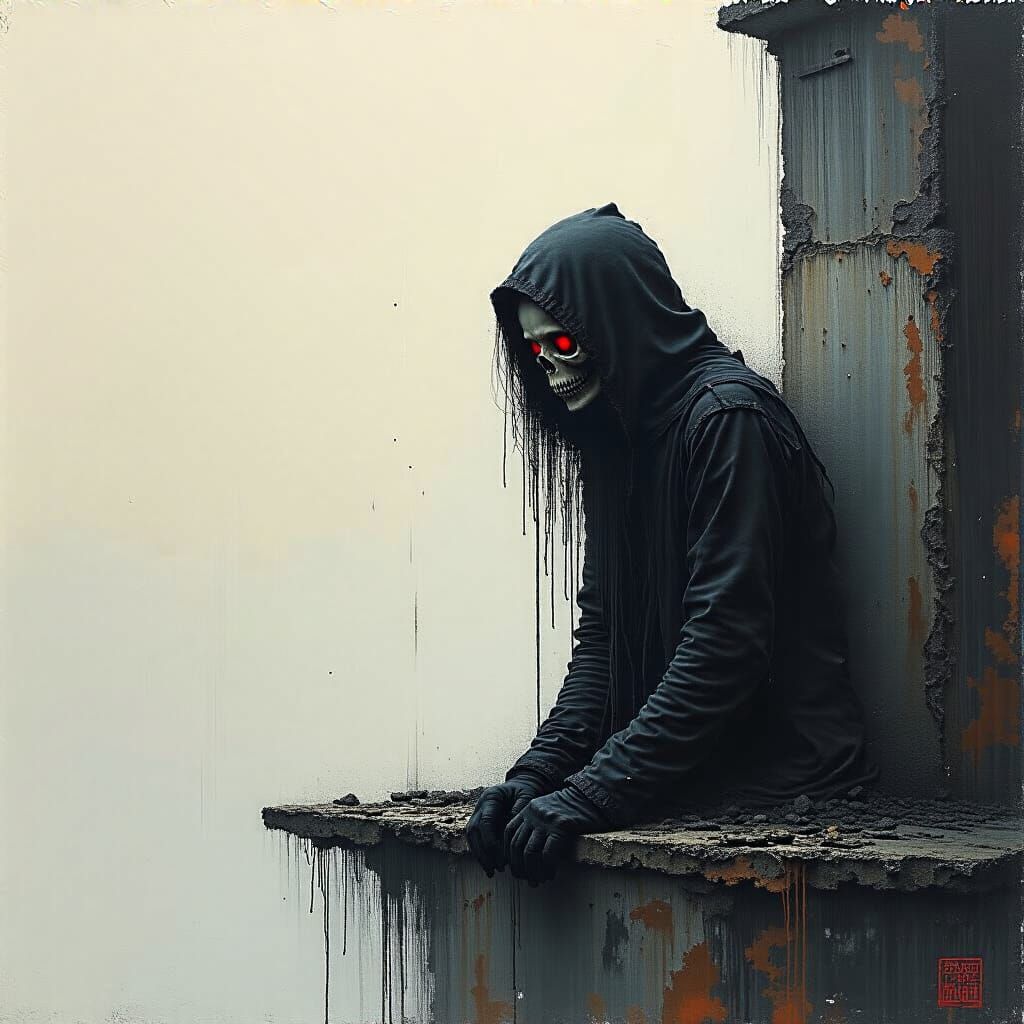 Grimdark Fantasy Landscape in Jeremy Mann Style