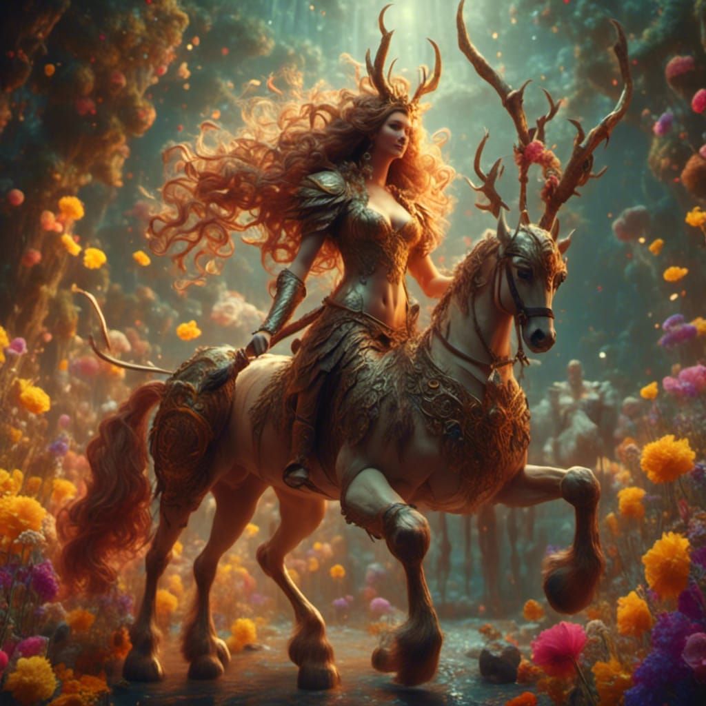 A radiant queen of the forest