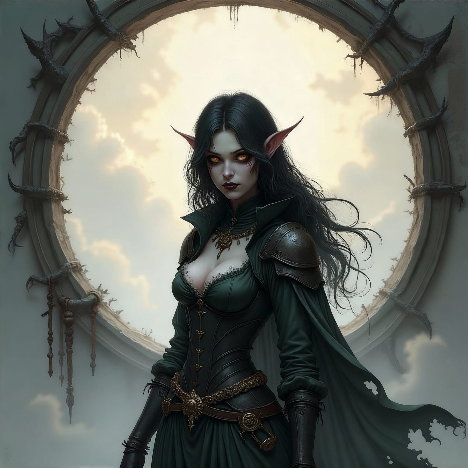 Grimdark Fantasy Art in Victoria Francés Style