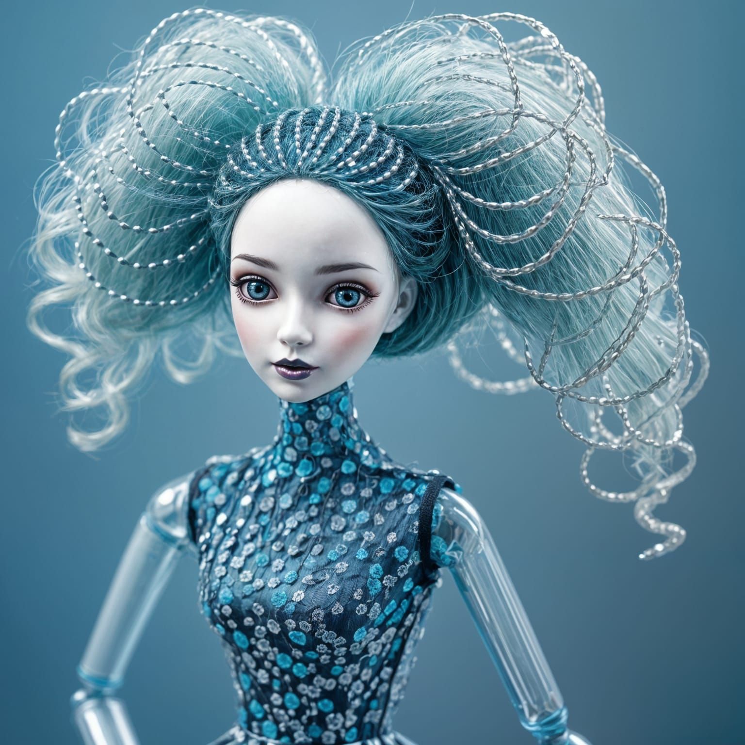 Surreal Schizophrenic Doll in Dark Style