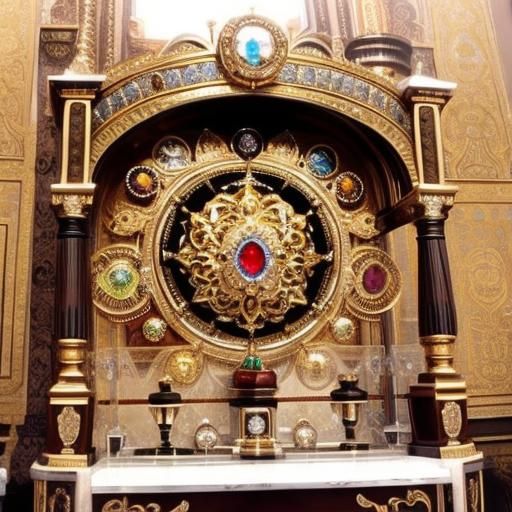 Golden and Silver Jewels with Diamonds and Gems