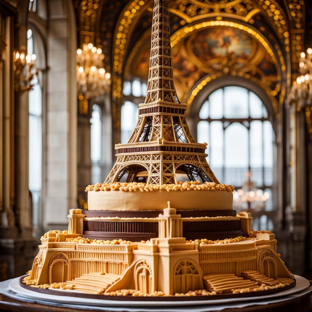 Eiffel Tower Cake