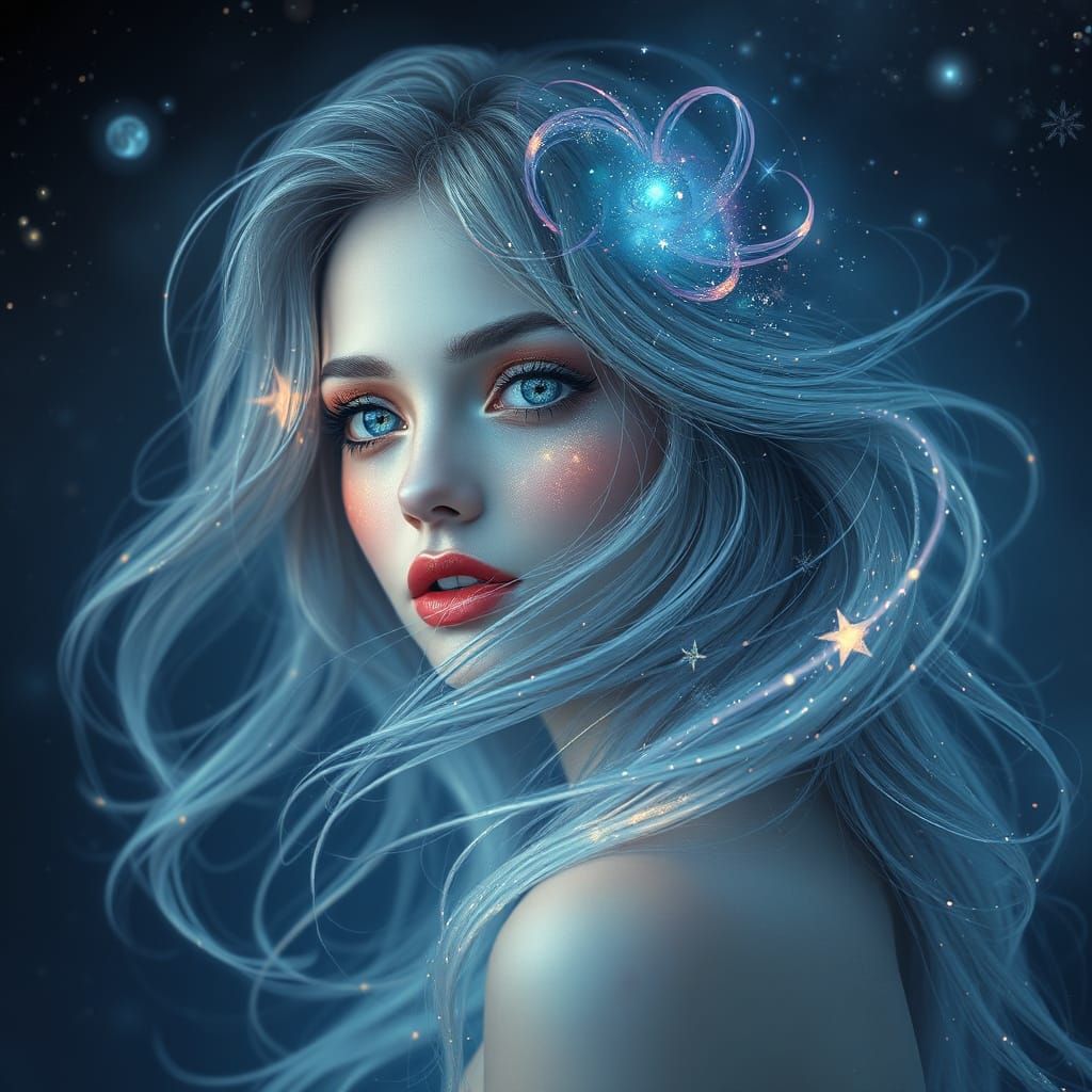 Ethereal Goddess of the Cosmos