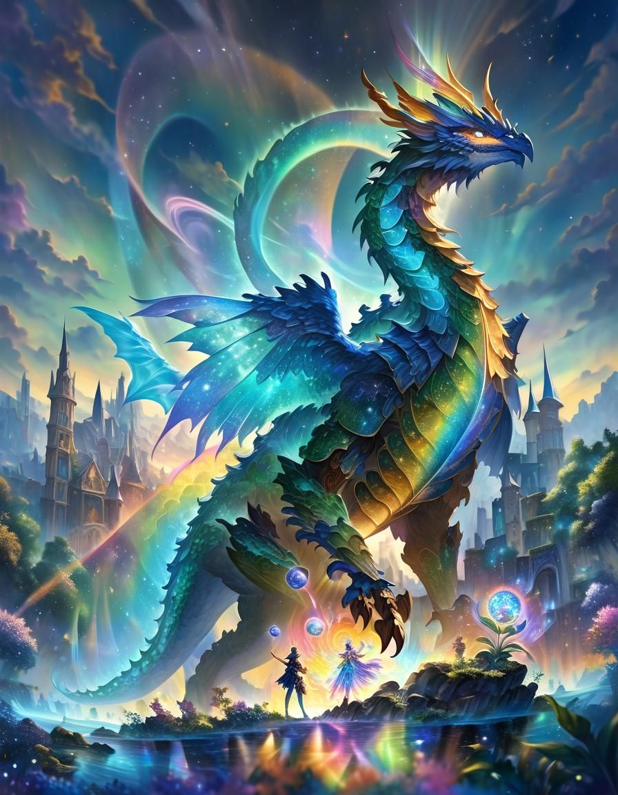 Cosmic Wizard in Cursed Armor Casts Ancient Spell in Overgro...