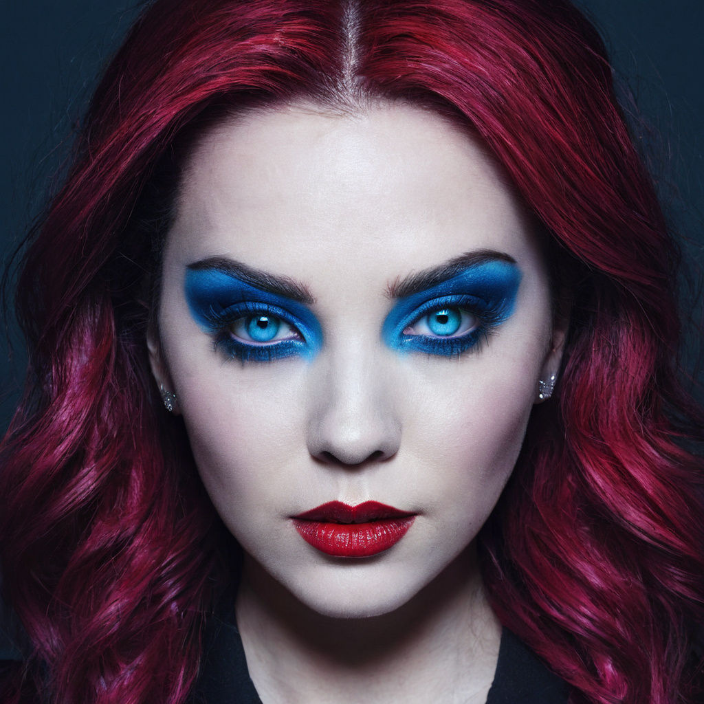 Ethereal Self Portrait in Triadic Colors