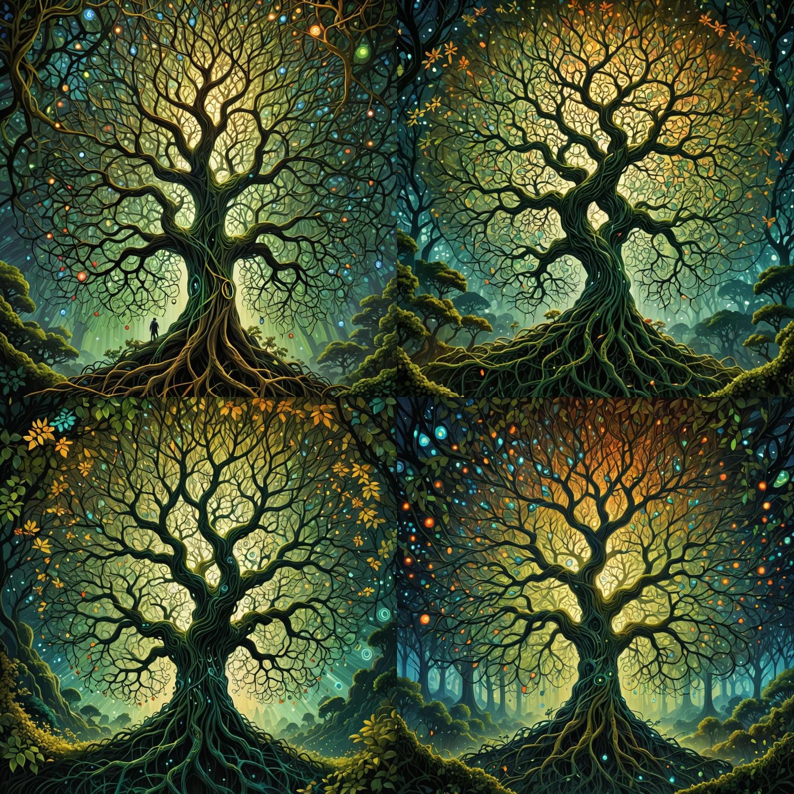 Binary Tree Emerges from Tangled Code