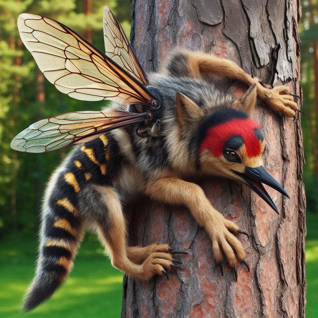 Detailed Tree Bark Texture Close-Up