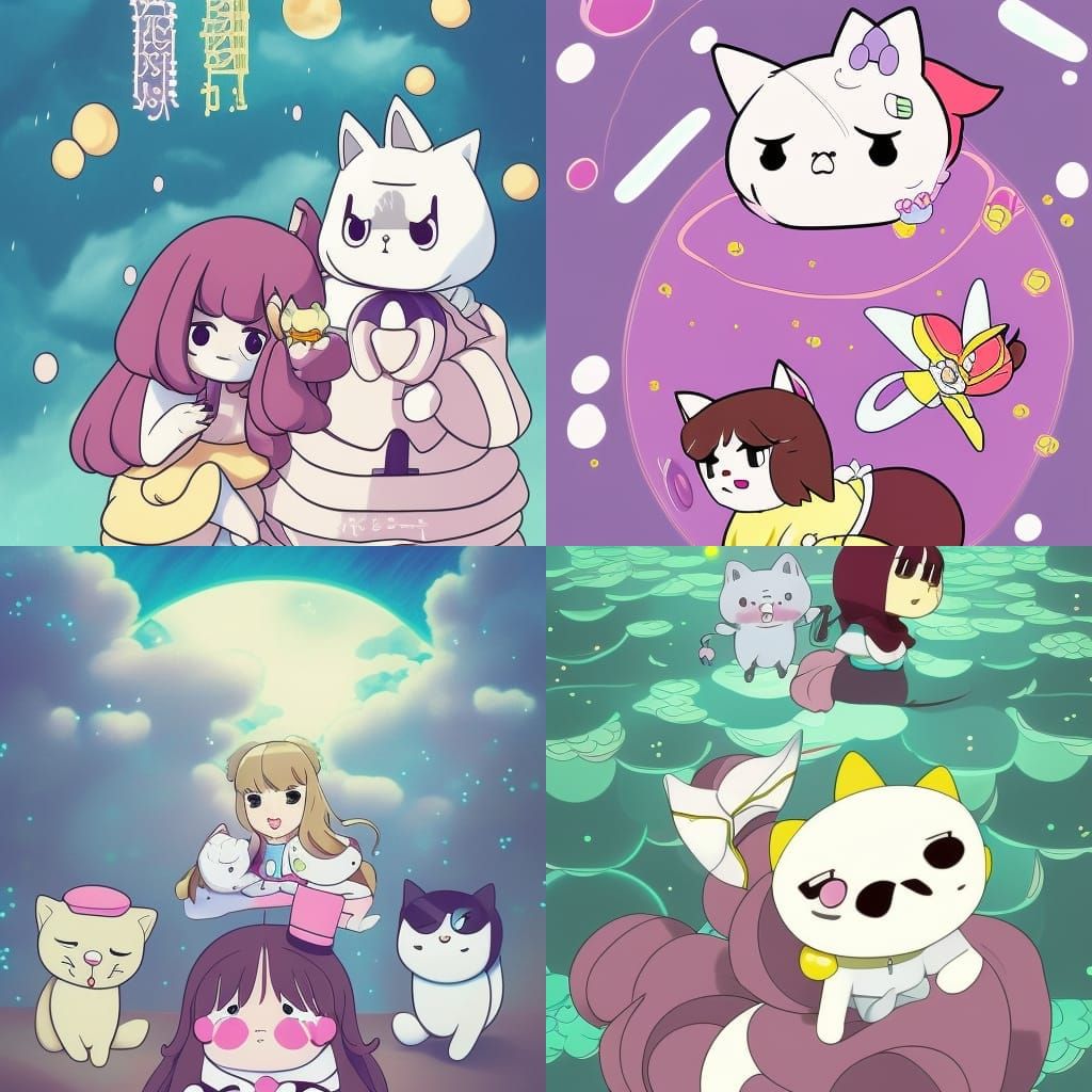 Bee and Puppycat: Anime Style Illustration