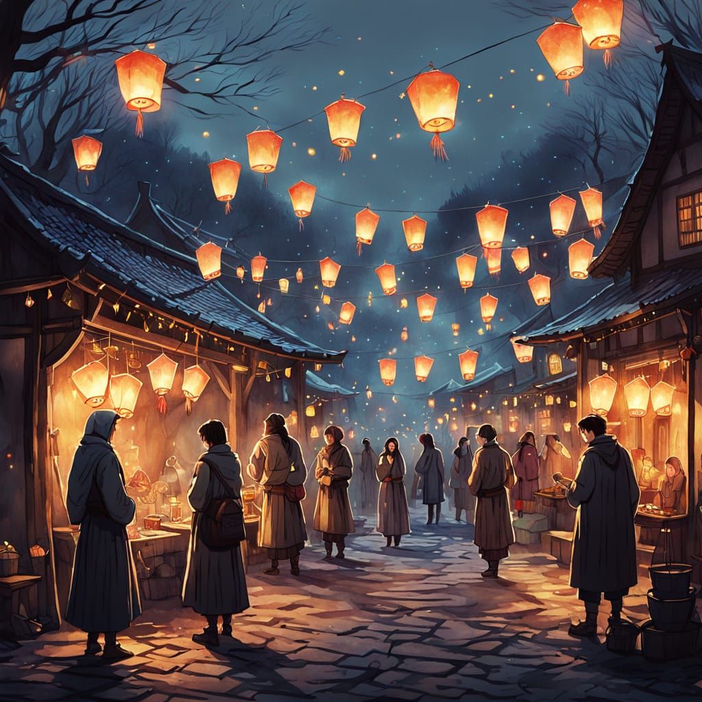 Dark Fantasy Village Prepares for Festival of Lights