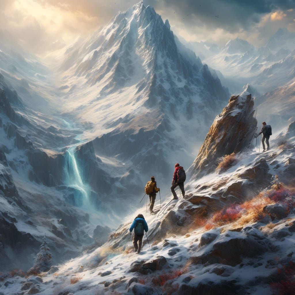 Winter Strikes Back: People Trapped on Mountain