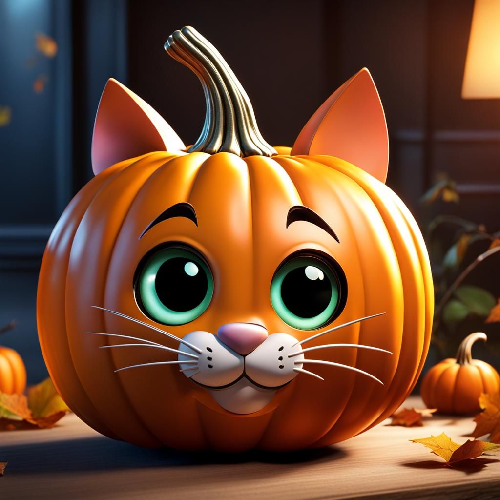 Kitty pumpkin 🎃​ 😺