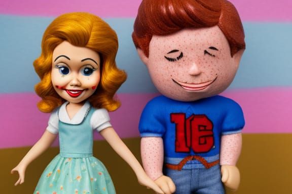 Creepy Stop-Motion Romance Comic Book Art