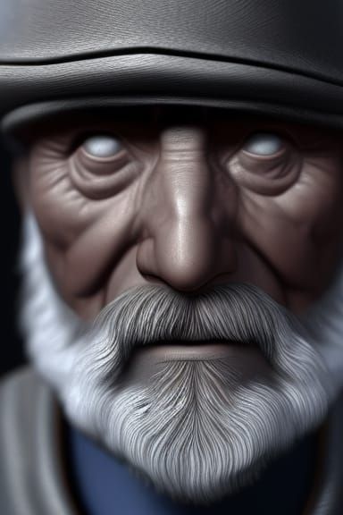 Renaissance Portrait of Old Man in 8K
