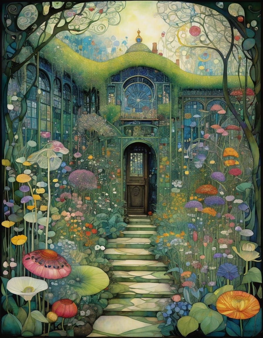 Vibrant Spring Florals in Intricate Watercolor Style