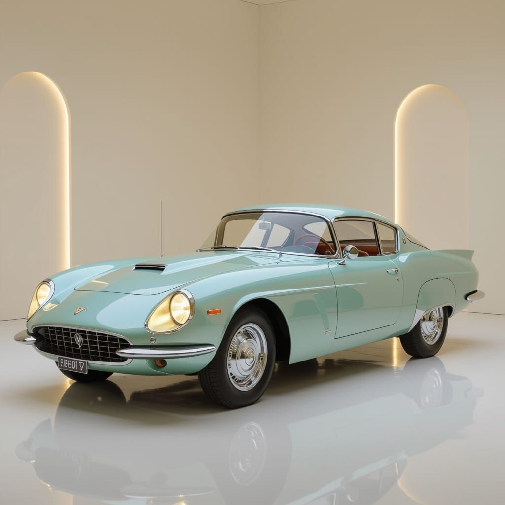 Surreal Haute Couture Automobile in Photochromic Pearl