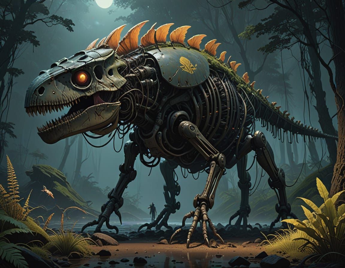 Surreal Paleoart Masterpiece Depicts Ancient Orthacanthus in...