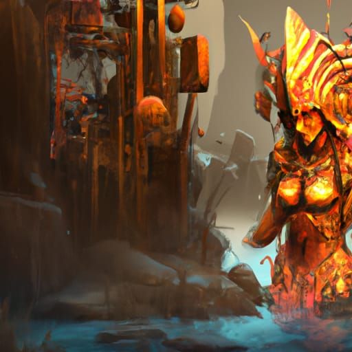 Detailed Matte Painting of an Attractive Woman