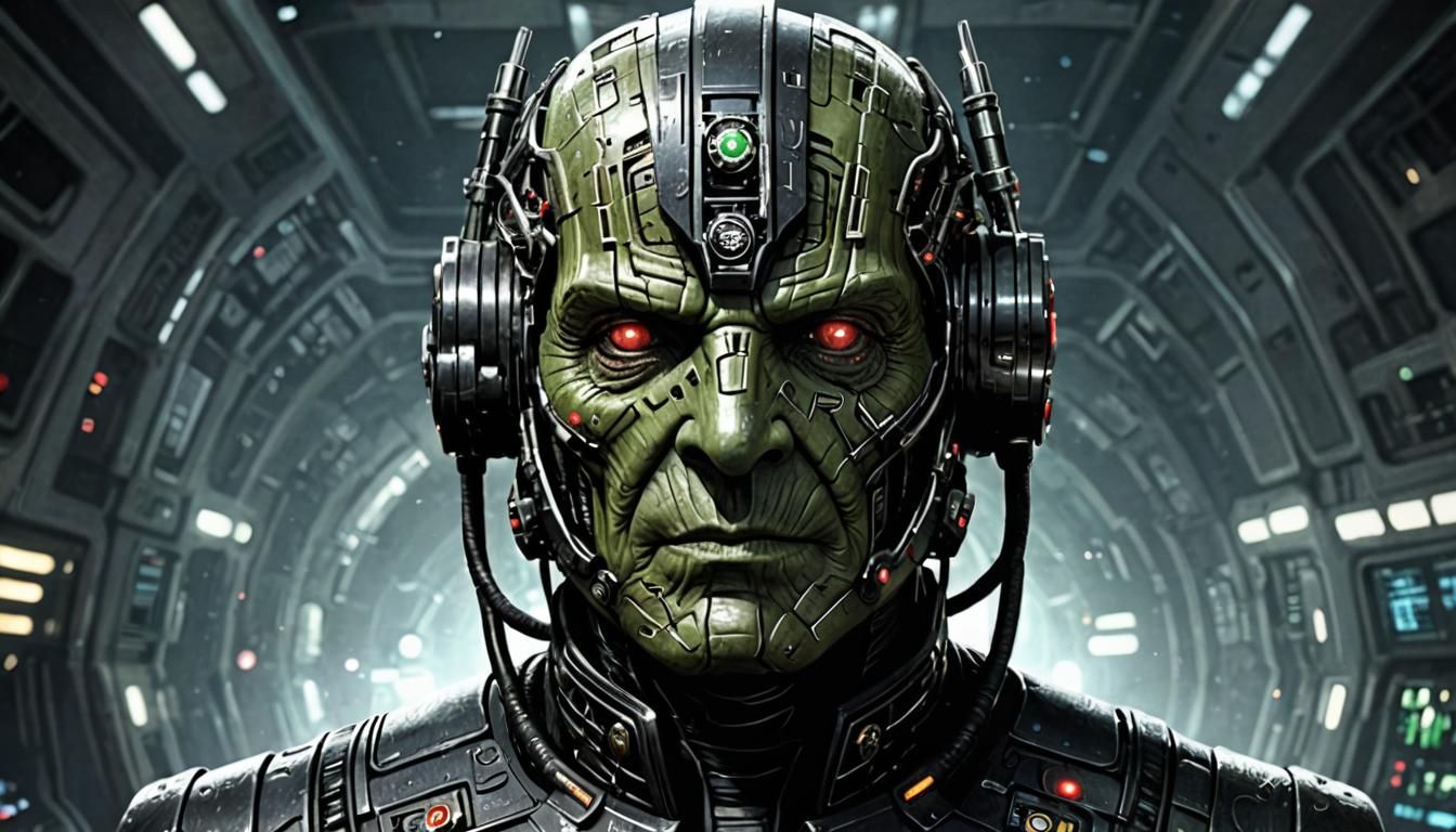 Star Trek Borg Collective Illustration