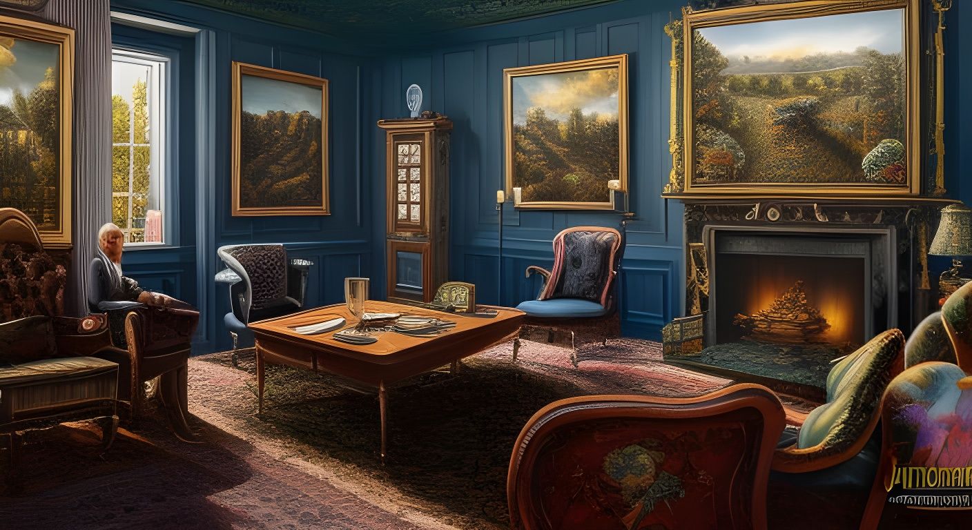 the blue room