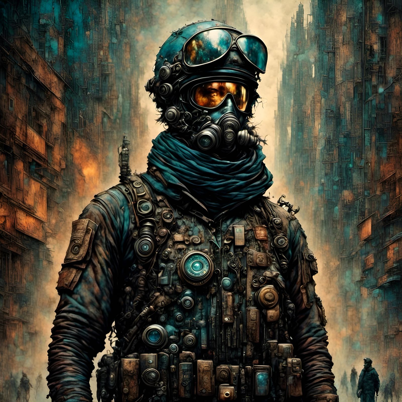 Dystopian Police Officer