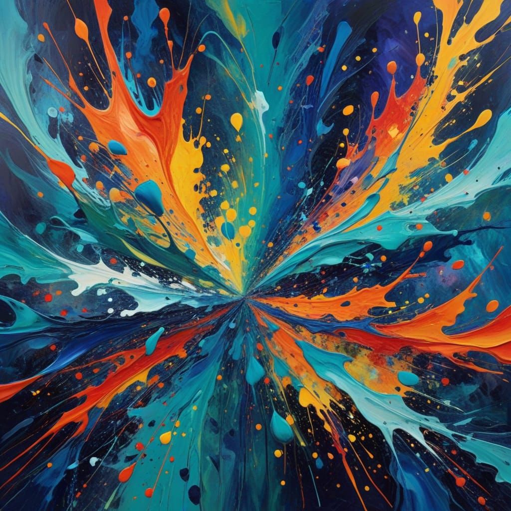 Cosmic Neo-Expressionist Vortex