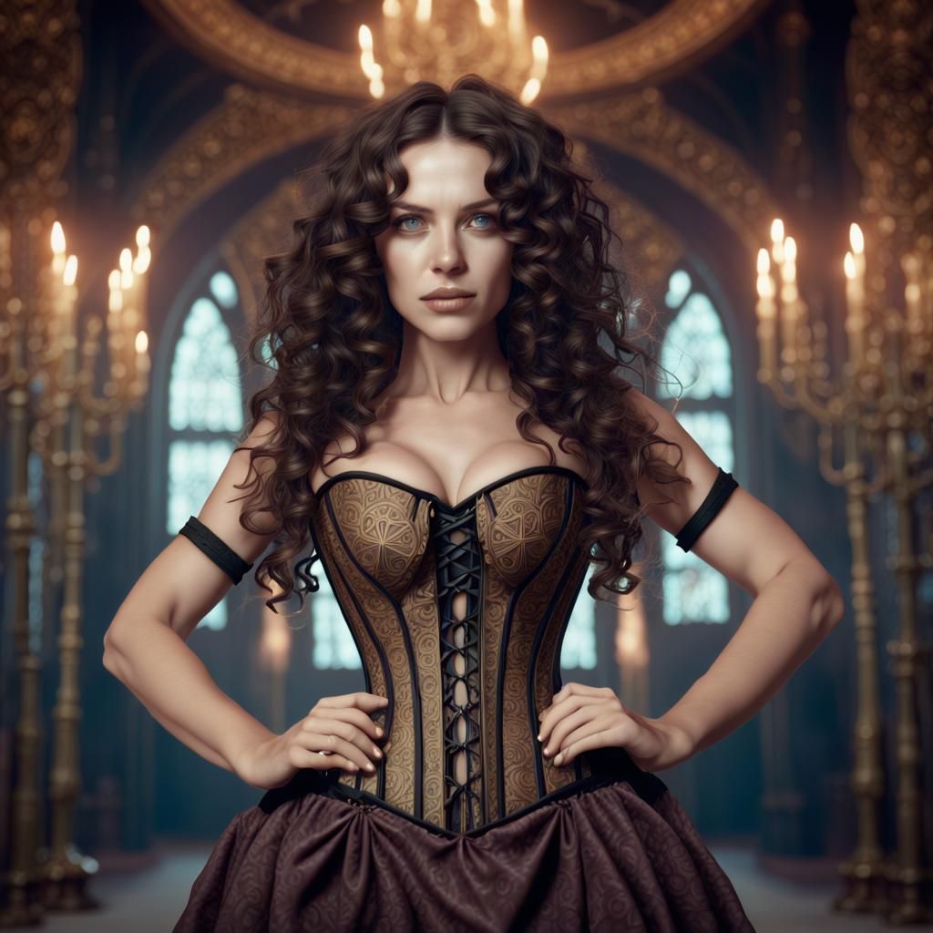 Magic Witch with Sacred Geometry Sigils