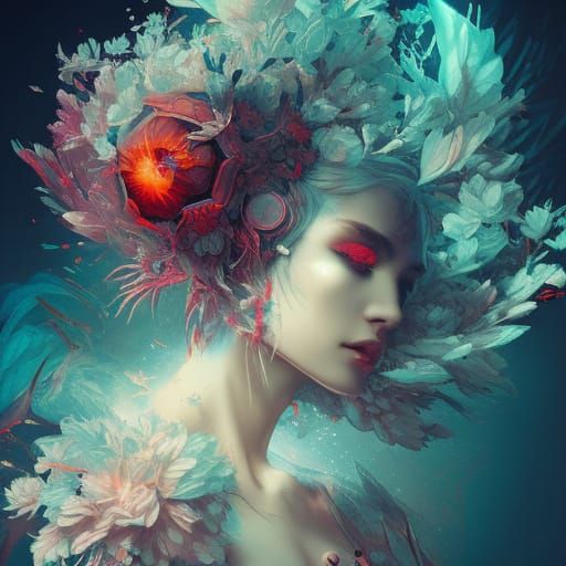 Dark Fantasy Warrior in Intricate Armor