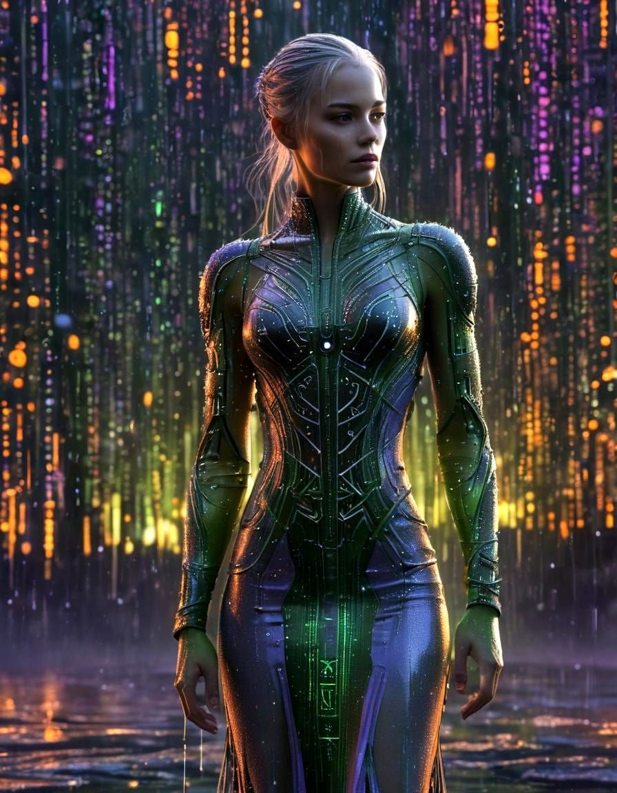 Rainy day in the matrix