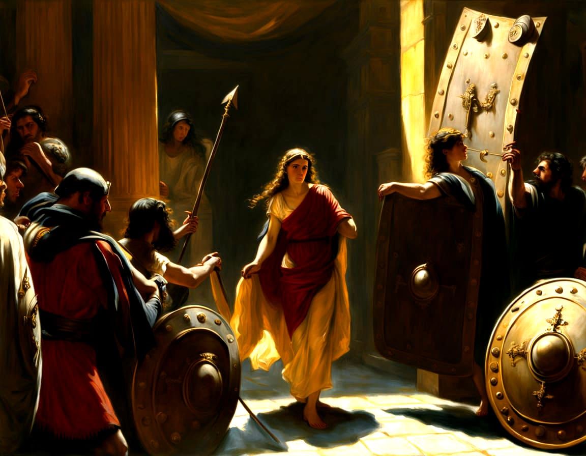 Vestal Virgin Opens Ancient Rome Gates to Invaders in Chiaro...