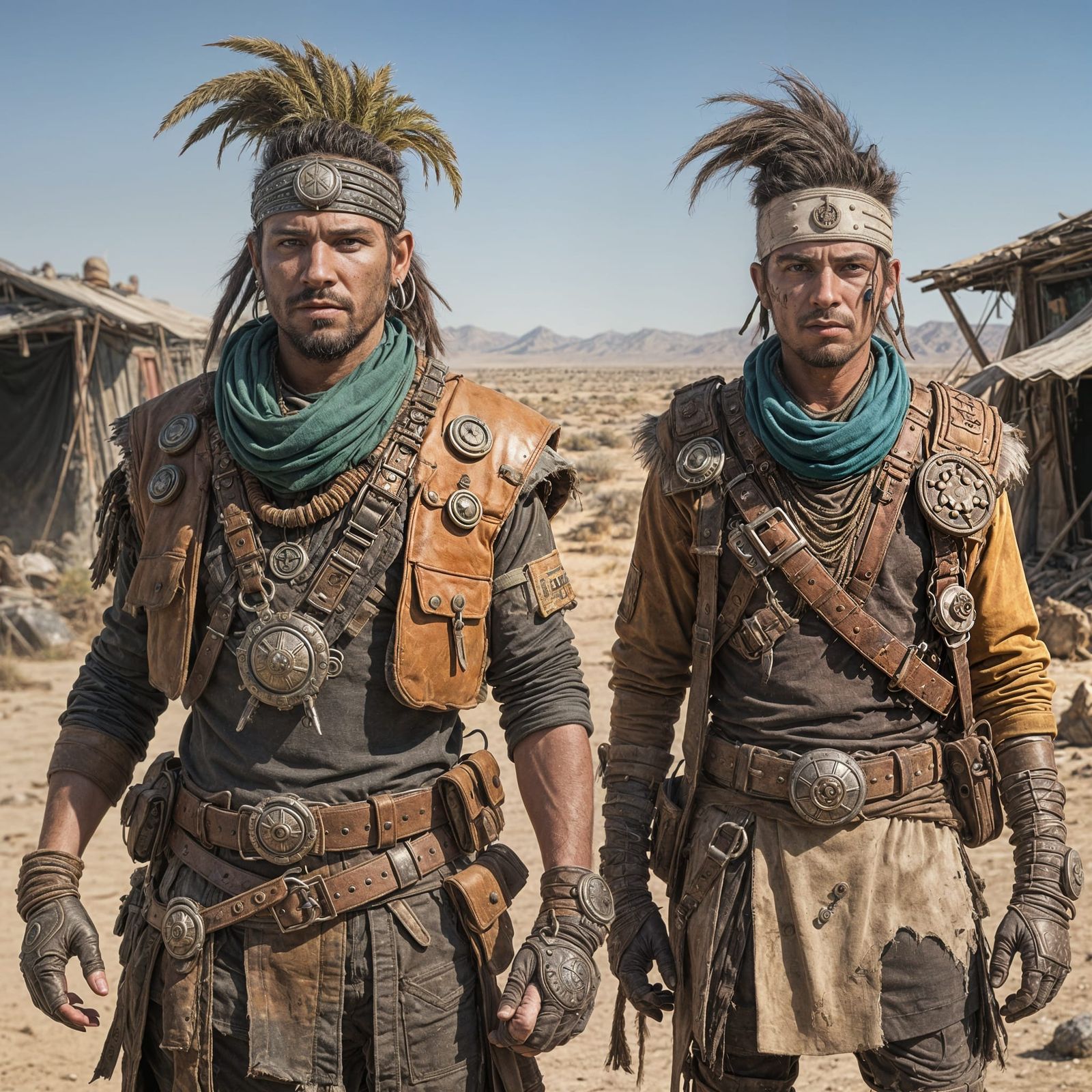 Wasteland Characters:
Portraits of post-civilization tribe l...