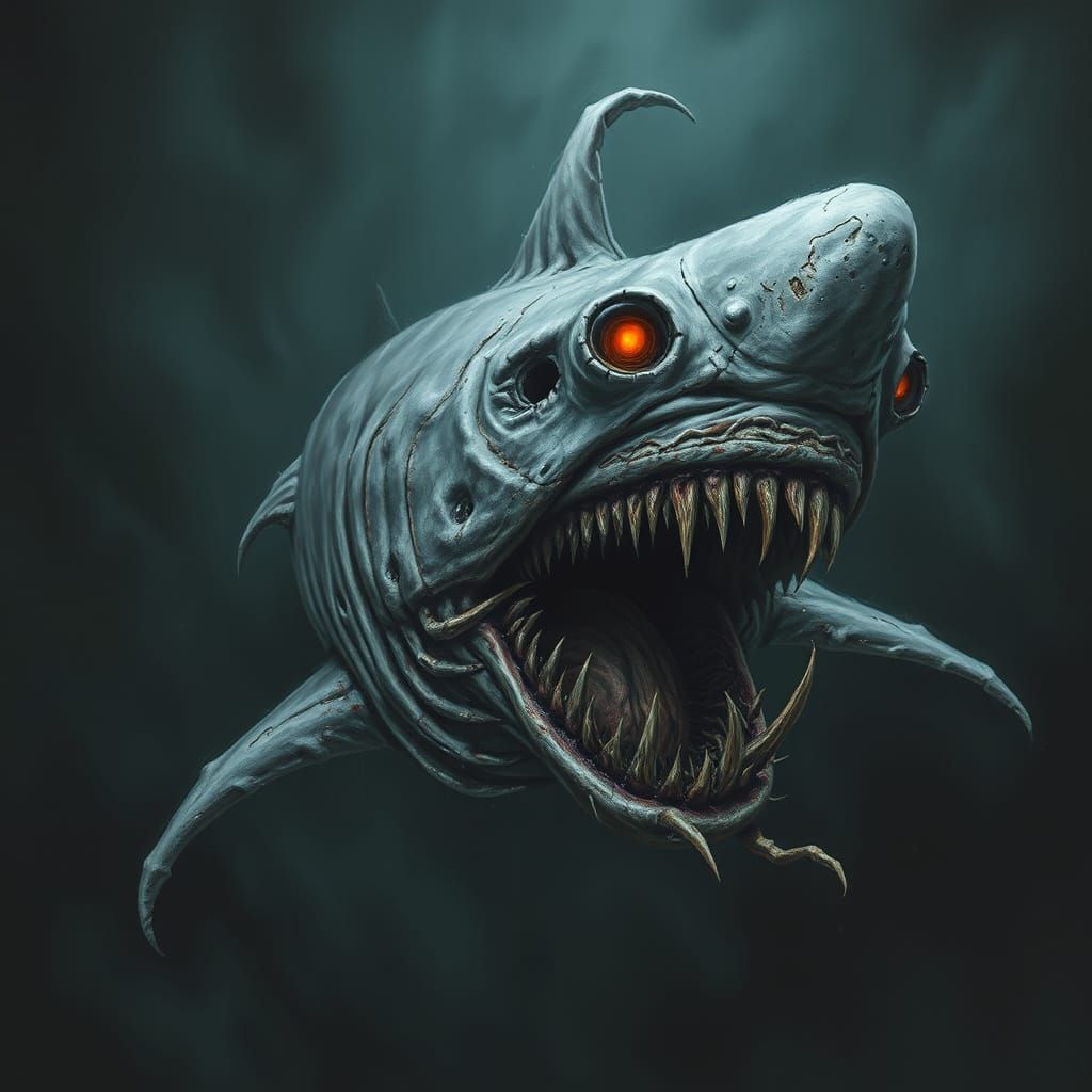 Spectral Shark Dives into Dark Abyss