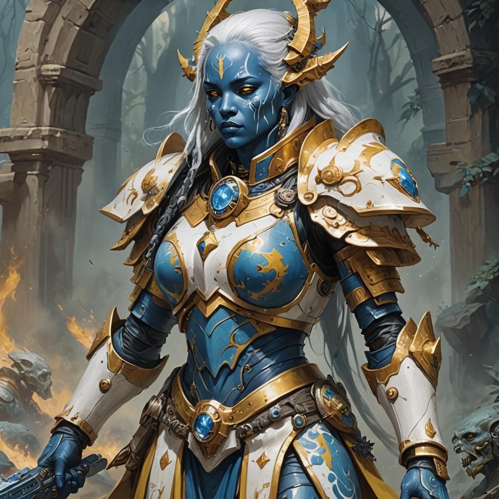 Tau Human hybrid Canoness.