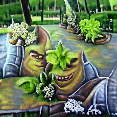 Shrek garden 3