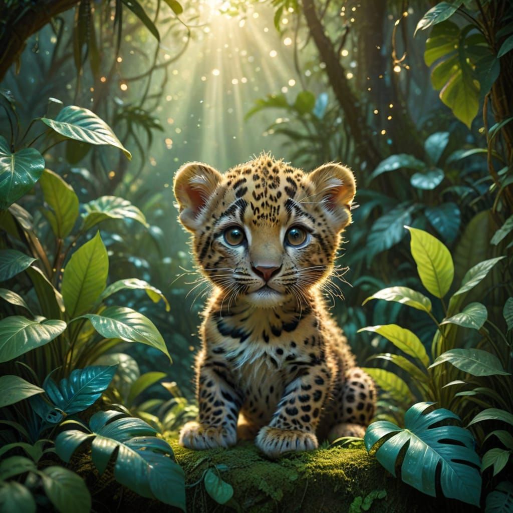 Whimsical Jungle Adventure in Disney-Style Animation