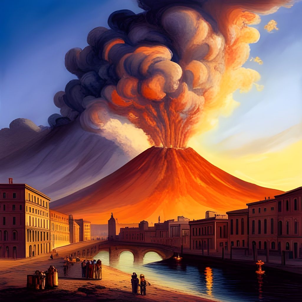Mount Vesuvius Eruption Engulfs Pompei