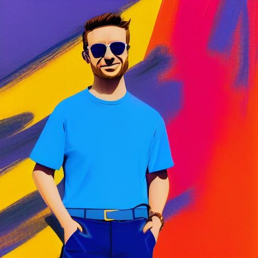 Confident Gentleman in Summer Vibes